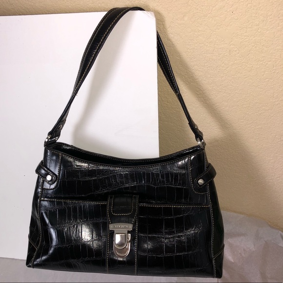 Liz Claiborne black handbag - Picture 4 of 8